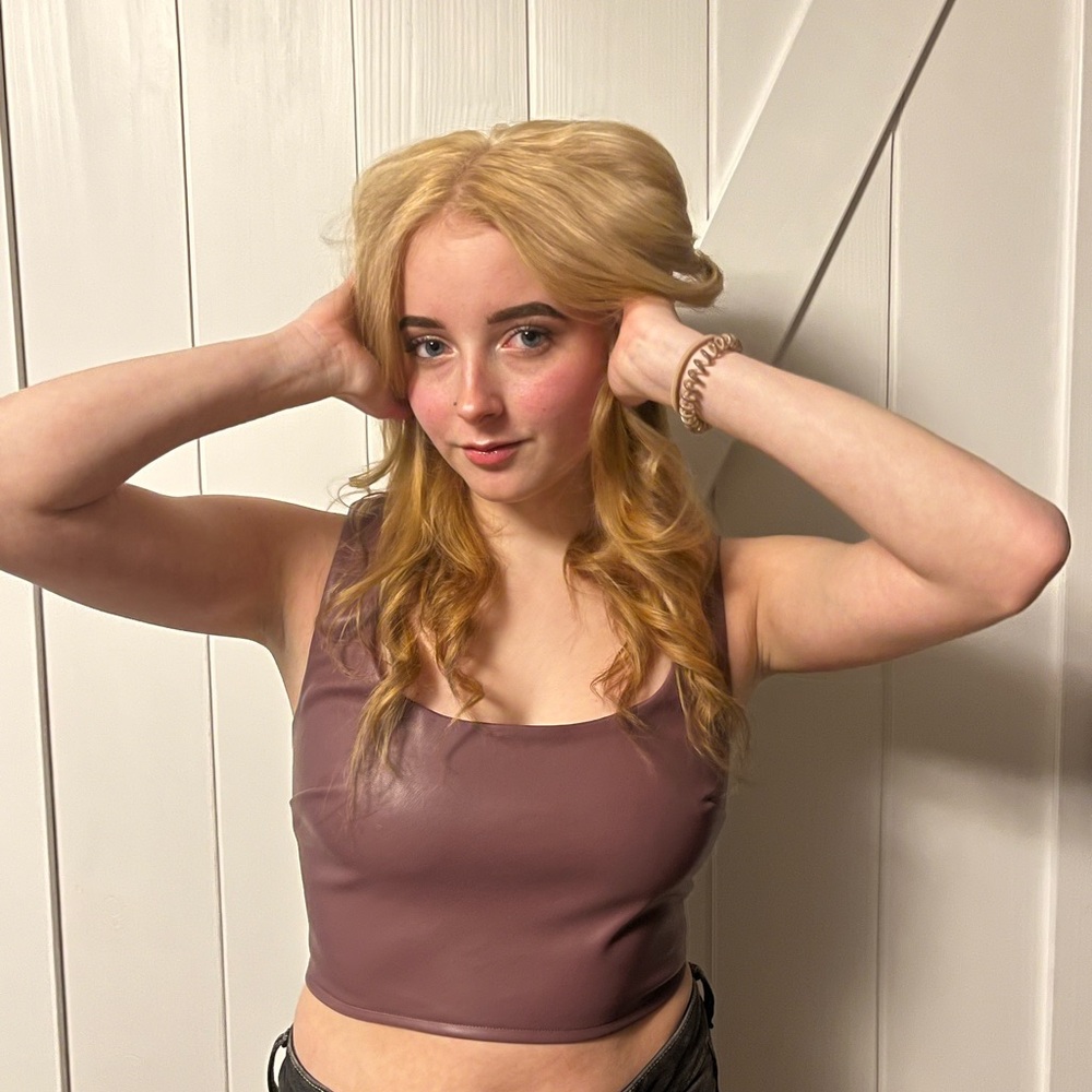 Garage College Leather Going Out Top